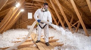 blown-in insulation